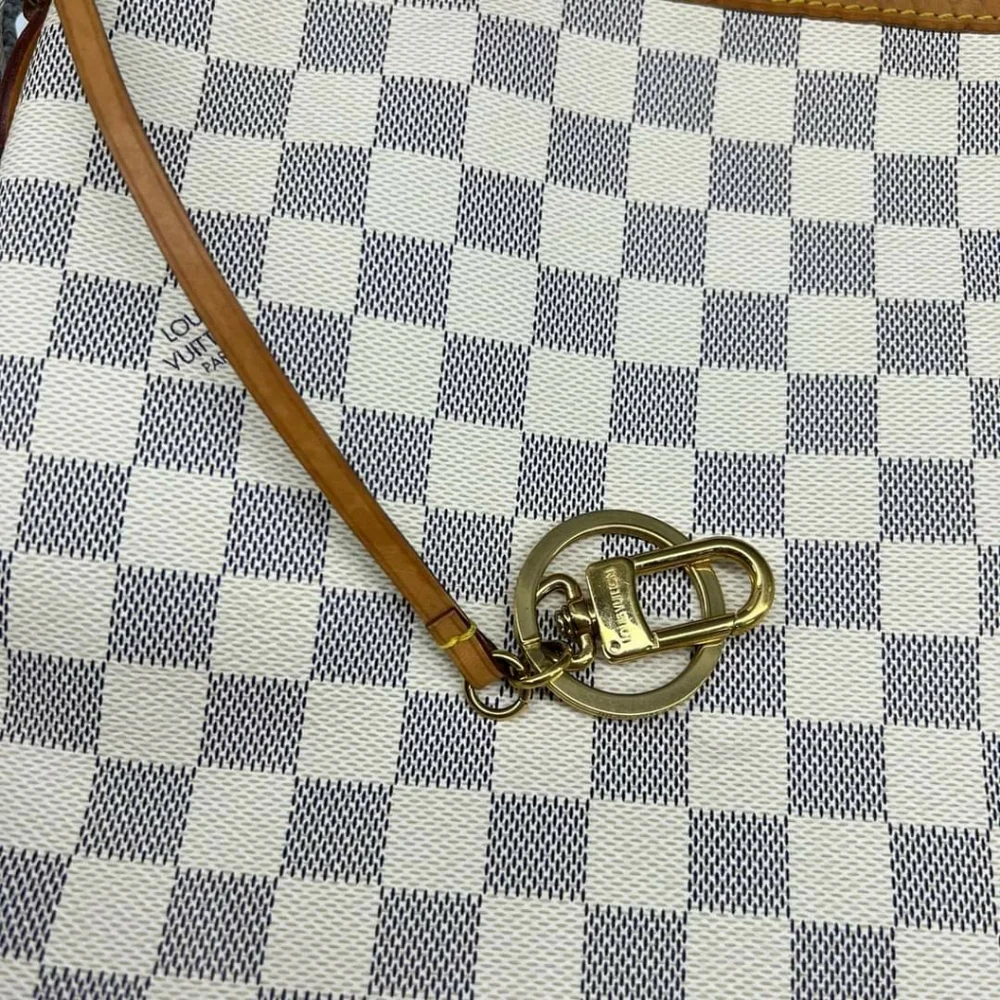 100% Authentic Louis Vuitton Delightful MM Damier Azur Shoulder Bag - Picture 4 of 15